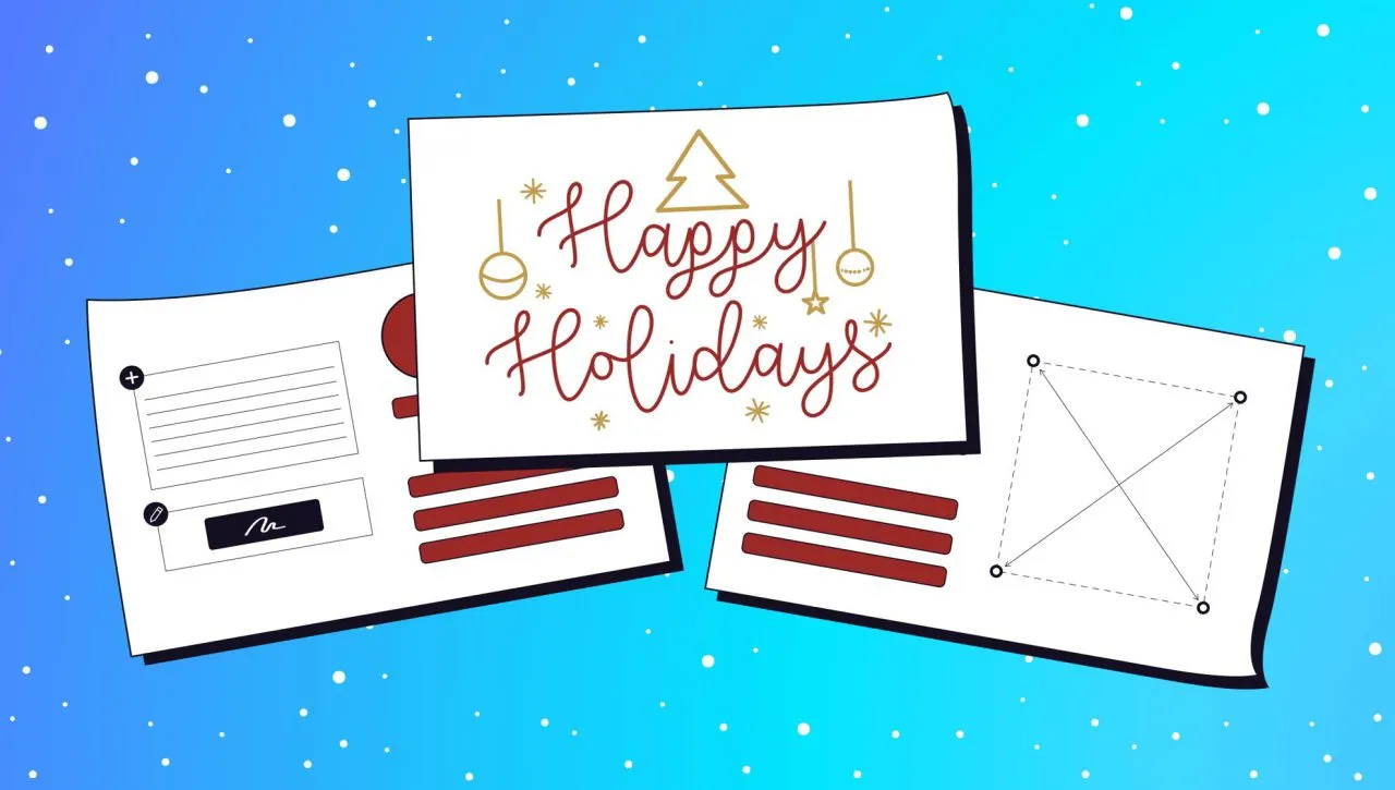 Send Holiday Postcards Online with Our Free Templates