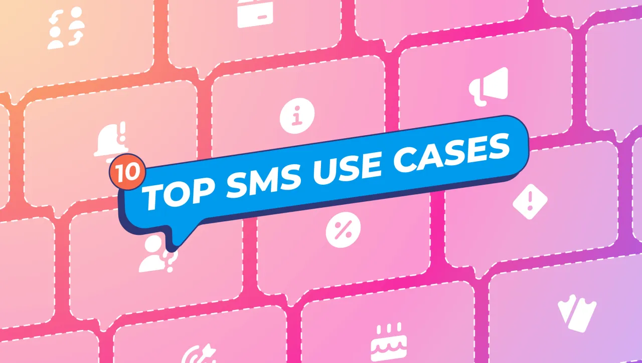 How businesses use text messaging, the most important SMS tactics header image