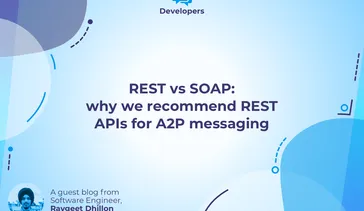 REST vs SOAP API Header Image